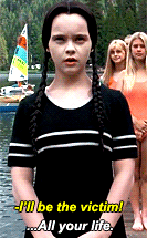 kid:  Wednesday Addams from The Addam’s adult photos
