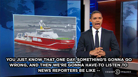 thedailyshow:When U.K. scientists asked the public to choose the name of their new research vessel, 
