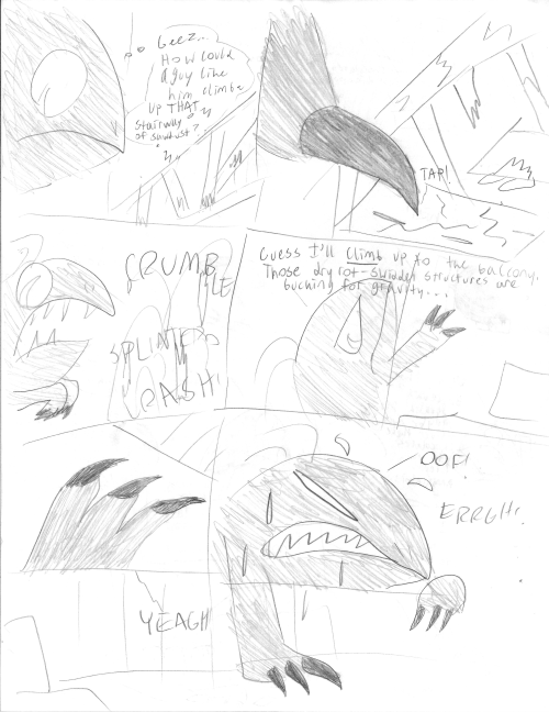 OLD ART-THE GALACTIC CITY-PART 4More of that embarrassing comic from 8th grade (not high school it&r