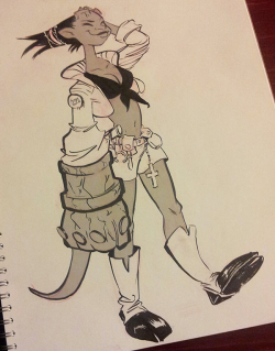 kinopia:  Inked a Hellgirl and quickly screentoned