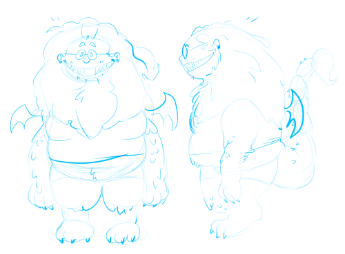 wanted to make a manticore monstersona so i did >:)
