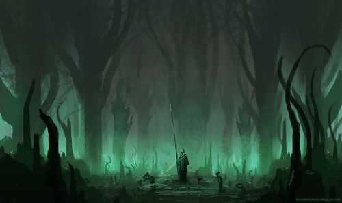 otherworldrealms:sketch by *brenthollowell