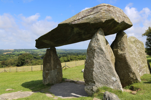 Pentre Ifan Neolithic Burial Chamber, Pembrokeshire, South Wales, 9.8.16. This distinctive portal do