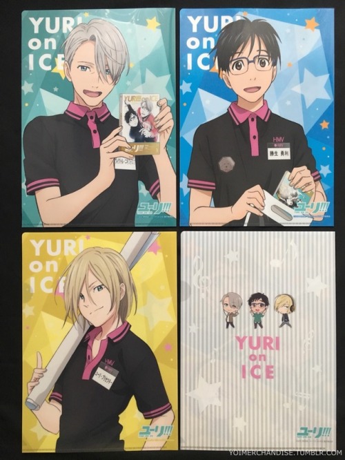 yoimerchandise: YOI x Lawson/Loppi/HMV Collaboration Merchandise (Part 2) Original Release Date:April 2017 Featured Characters (3 Total):Viktor, Yuuri, Yuri Highlights:The Lawson HMV collaboration continues the store’s plentiful offerings of acrylic