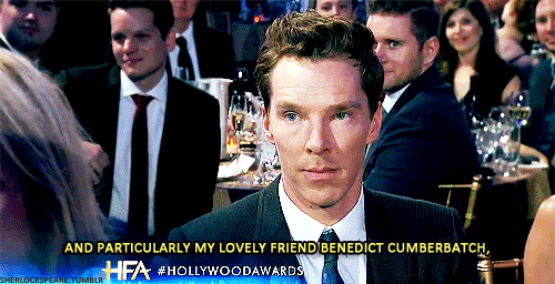 sherlockspeare:Keira Knightley accepts the Hollywood Supporting Actress Award and says thank you to 