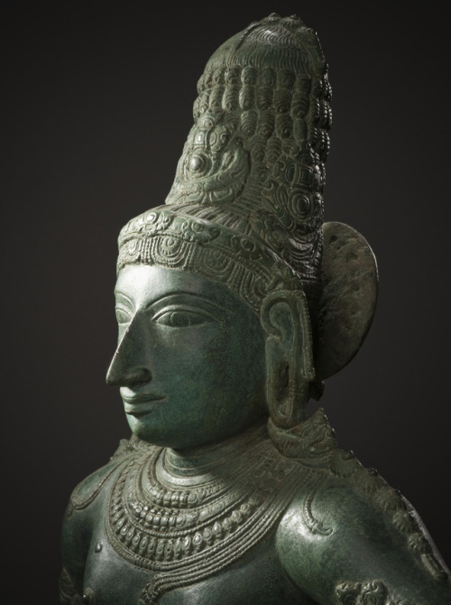Krishna Rajamannar (like a king) Chola bronze from Tamil Nadu