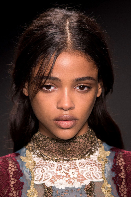 runwayandbeauty:Aya Jones - Detail at Valentino Fall 2015 | PFW.