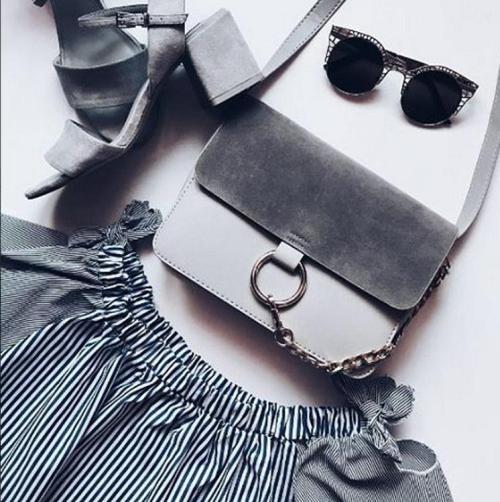 rosegalfashion: all grey style @rosegalfashion#rosegal.com