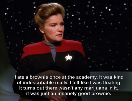 starshipvoyeur:Kathryn Janeway is definitely a descendant of Leslie Knope. I mean, Pawnee is even pl