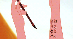  I&rsquo;ve heard a great deal about you, Fa Mulan. You stole your father&rsquo;s