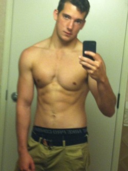 militaryboysunleashed:  22 year old Navy boy from Coronado, CA.  Sexy AF.. 2 videos to follow, couldn’t get him to cum for me though… yet… ;-) 