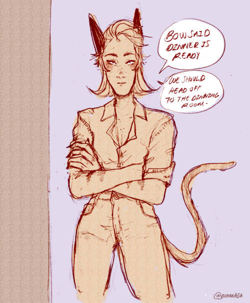 Catra’s awkward length hair phase