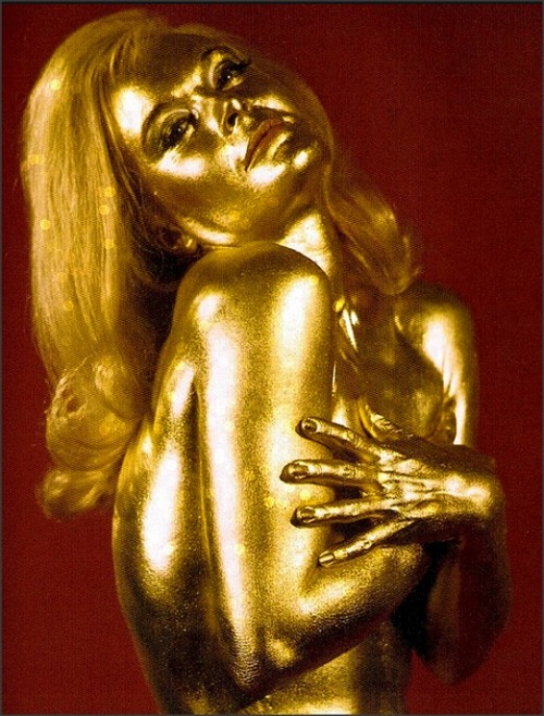 Shirley Eaton as Jill Masterson in Goldfinger; 1964