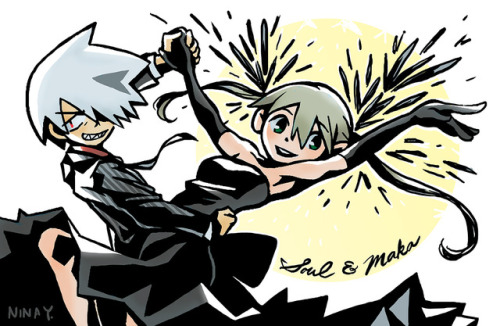 Some progress shots of my Soul Eater commission~~~I like to start with the roughest, derpiest, uglie