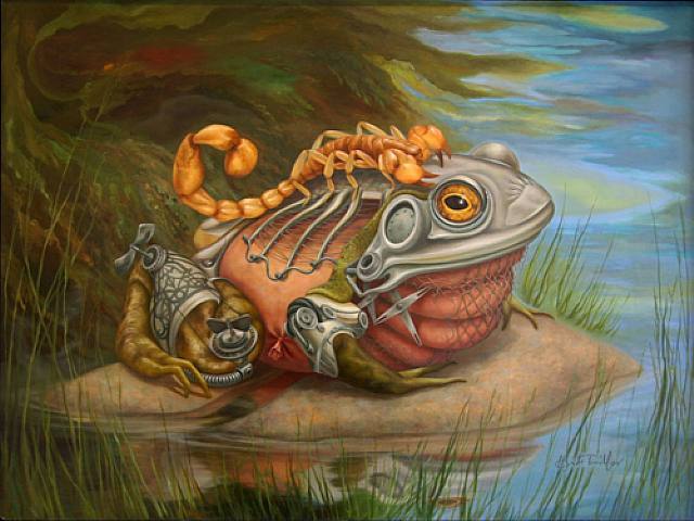 mucholderthen:  HEIDI TAILLEFER gives us a surreal mixture of Biology portrayed as