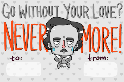 buzzfeedgeeky:  buzzfeedbooks:  We’ve got valentine’s from your favorite authors right over here.  YOOOOOOOOOOOOOOOOOOOOOOOOOOOOOOOO 