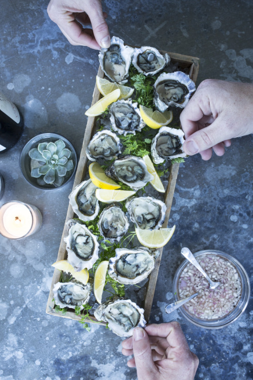 williams-sonoma:  Consider the oyster. (We do, and often.) Get the recipe for our favorite mignonette here.