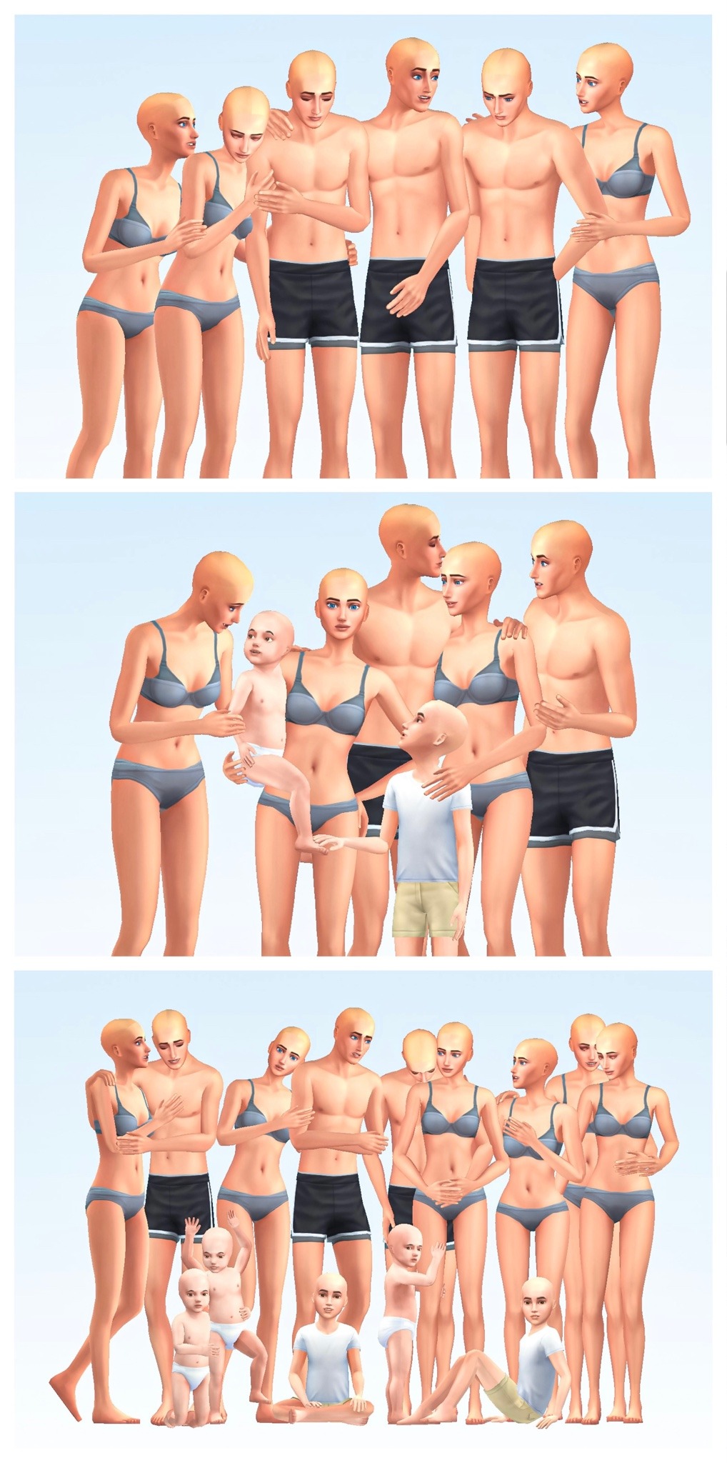 Playing with poses in The Sims 4
