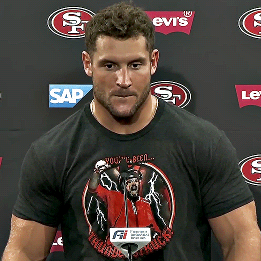 Nick Bosa' Performing Hot Lips...