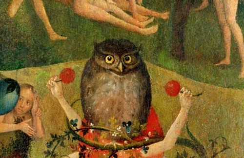 Porn photo heksenwald:OWLS BY HIERONYMUS BOSCHaltarpiece