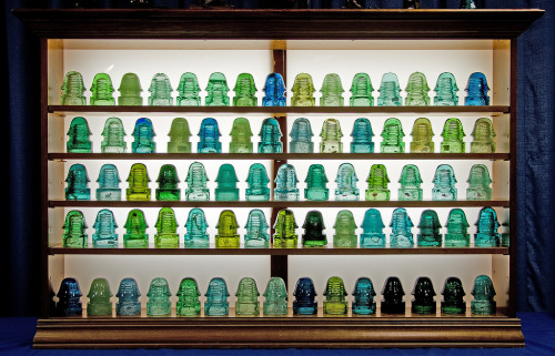 thetypologist:Glass insulator typology. Photo by Matt Weldon.