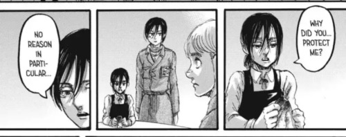 I Keep Seeing People Criticizing Mikasa For Her Lack Of Concern This Chapter Or Justifying Her For It.