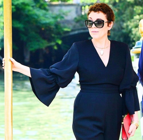 fuckyeaholiviacolman: Olivia Colman – Arrives at the Excelsior Hotel in Venice 08/30/2018
