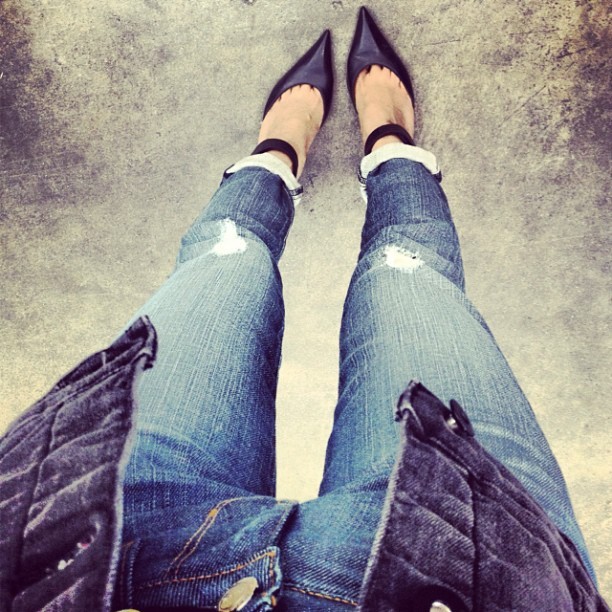    Stealing jeans from A.N.D. Thanks for the customs @yo_jo_no @iamchrisford 