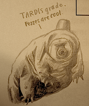&ldquo;Why be a mere tardigrade when you could be a TARDISGRADE?&rdquo; This doodle happened