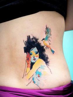 thatattoozone:  Candelaria Carballo - Art