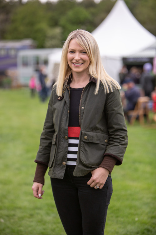 Angelene told us her Barbour jacket is perfect for all scenarios - from tank driving to horse trials