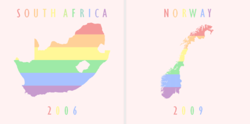 dudes:all 22 countries where nationwide same-sex marriage is legalised. #LoveWinsupdate 30.6.2017: G