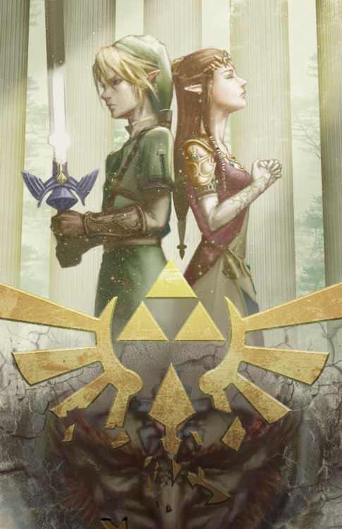 triforceof-power:  The Legend of Zelda by ~baimonart 