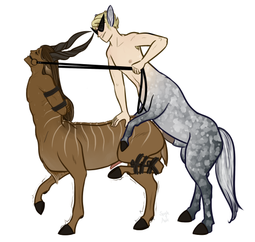 spockandawe:You know what sounds like a good time? Tying up one of a centaur’s legs, then ordering h