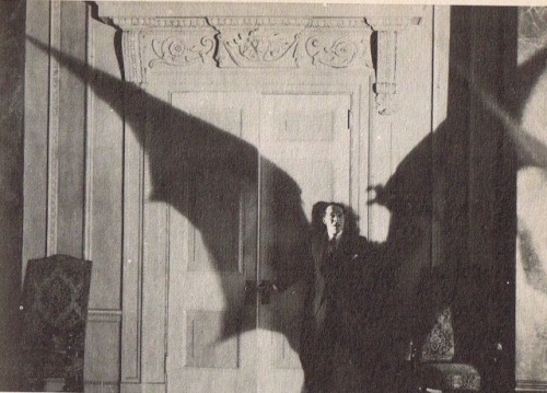 A Shot From The Sorrows Of Satan (1926). This Shot Would Go On To Be The Cover Of Bauhauss Bela Lugosis