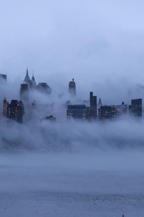 Porn Pics bluepueblo:  Foggy Day, New York City photo