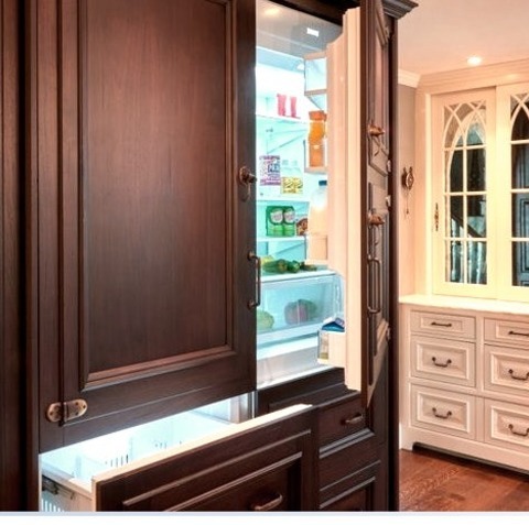 Pantry Kitchen In BostonHuge Kitchen Pantry Image In The French Country Style With A Medium Tone Wood