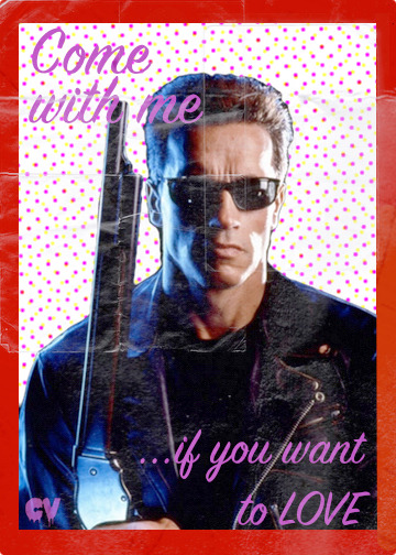 cameraviscera:  Made a bunch of Valentine’s Day cards for all you lovestruck lunatics