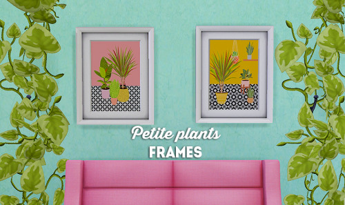 lina-cherie:

[ts4] petite plants framesBack from the dead, I suppose! 
😆

I originally made these for TS2 but wanted them in TS4 aswell, as usual. Hope you’ll enjoy!22 swatches - all with a white frame[DOWNLOAD] - sfs #others#buildbuycc