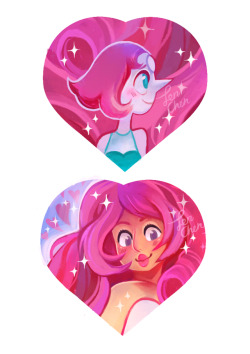 jenchenart: Pink Desire 💖    People seem to like my other two heart series so here is another! I think this will be the last one ^_^ 