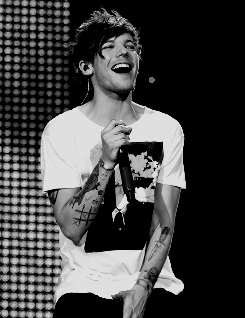 black and white