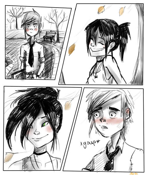 myrteelo:I mean what if nothing weird had happened in their lives. A little sketch I made today of &