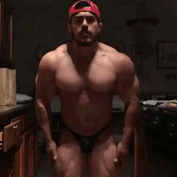 That muscle ass.