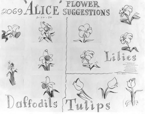 disneyconceptsandstuff: Model Sheets from Alice in Wonderland by Mary Blair