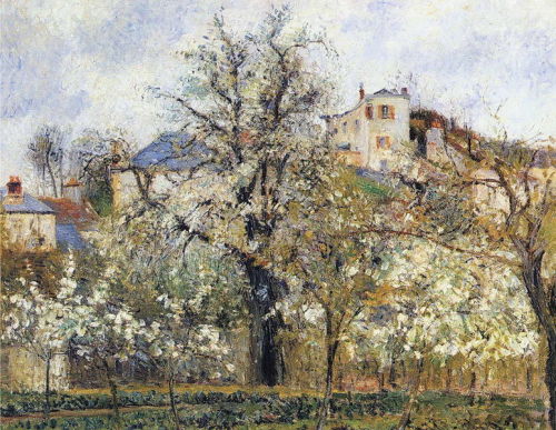 leuc:  Camille Pissarro, Orchards of Flowering Fruit Trees