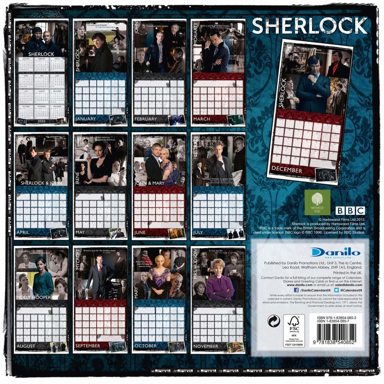 The Final Problem — Sherlock 2020 Calendar