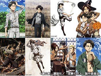 snkmerchandise: News: “Levi Yabai!!!” 100 Levi Square Can Badges Project Original