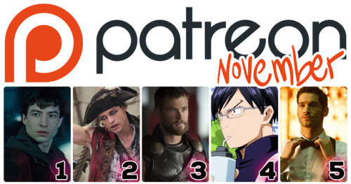 November Poll on Patreon!!What a month!