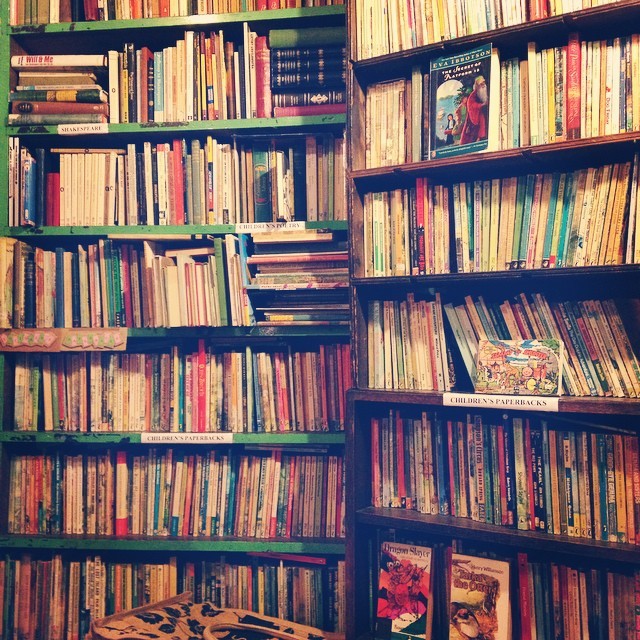 weirdthingsinbookshops:  All the books.  