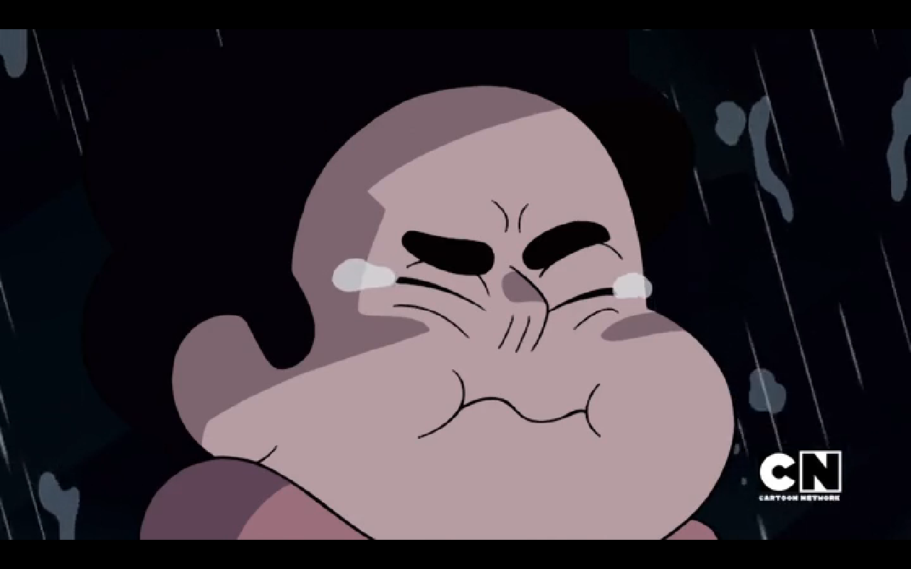 graceybird:  almeow:  Steven cries openly and that’s important.  Steven is the